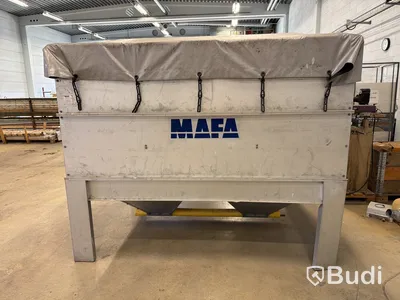 MAFA pellet storage unit with agitator & feed auger – complete