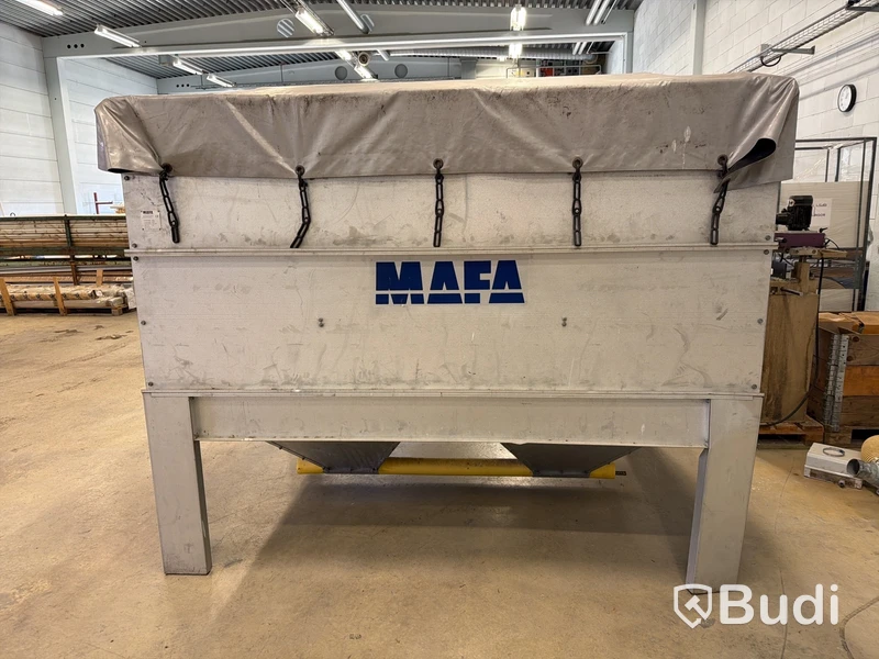 MAFA pellet storage unit with agitator & feed auger – complete