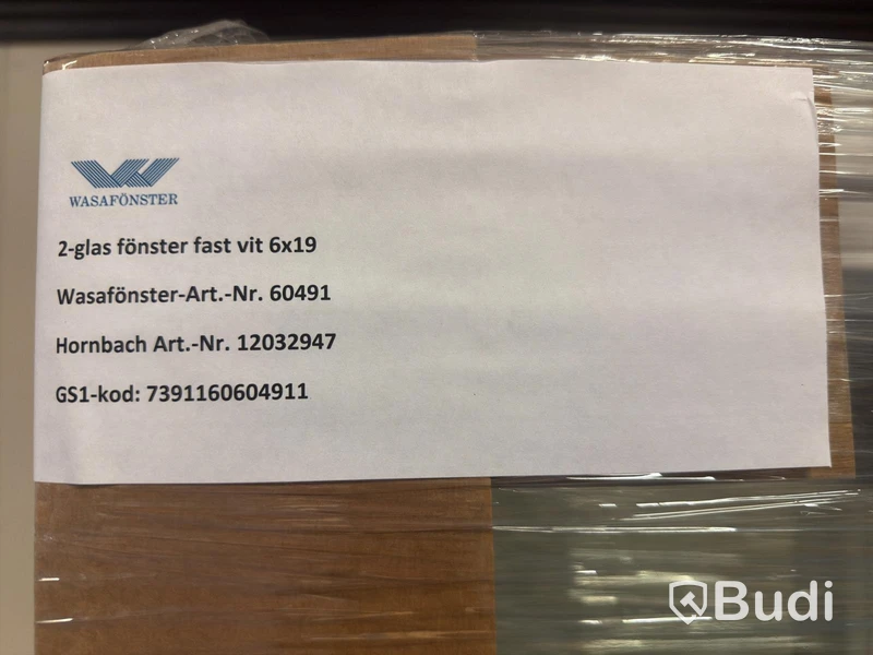 4 st. 2-glas fönster – Wasafönster 60x190cm