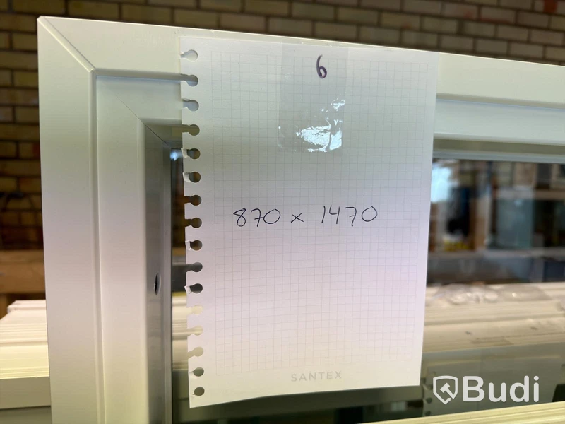 5 st Wasafönster – 2-glas fönster fast (3 varianter)
