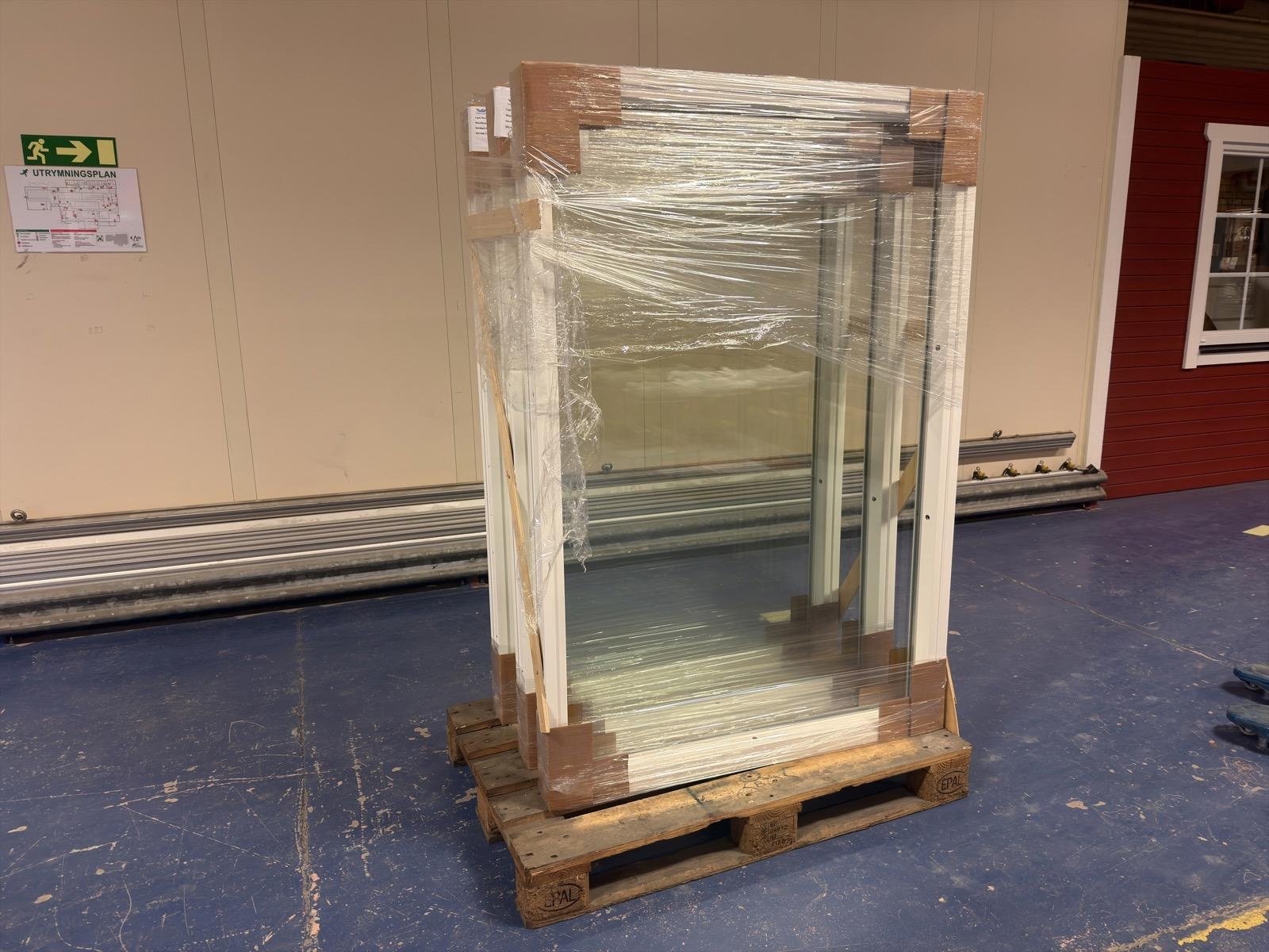 3 st. 2-glas fasta fönster – Wasafönster 110x160cm