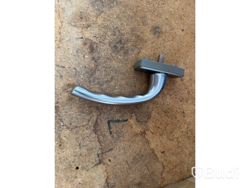 10 st fönsterhandtag – grå/metall – modern modell