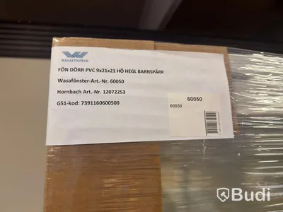3 st. Fönsterdörr PVC 9x21 – Wasafönster