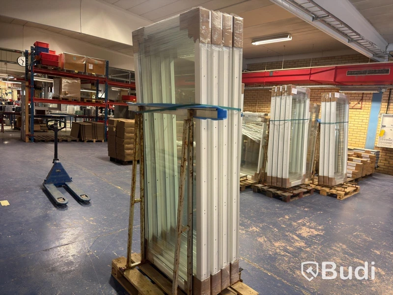 4 st Wasafönster – 2-glas fönster fast 9x21 – Vit