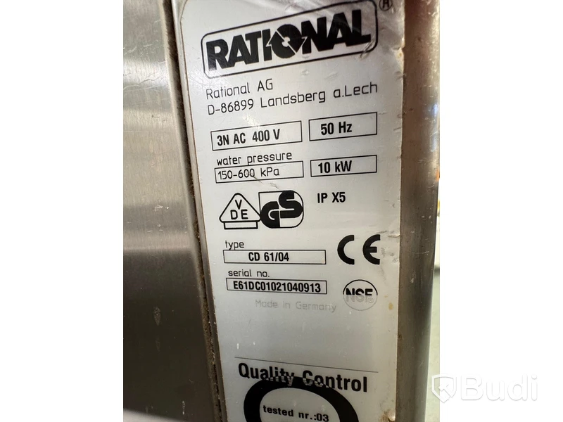 Kombiugn Rational CD 61/04 inkl. benstativ