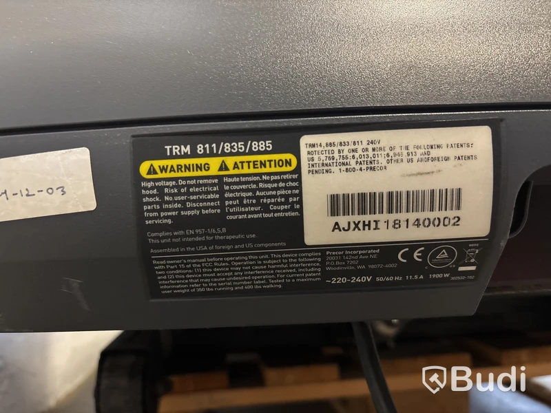 Löpband Precor TRM 811/835/885