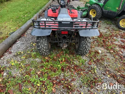 ATV Suzuki KingQuad 4WD, röd, snöplog