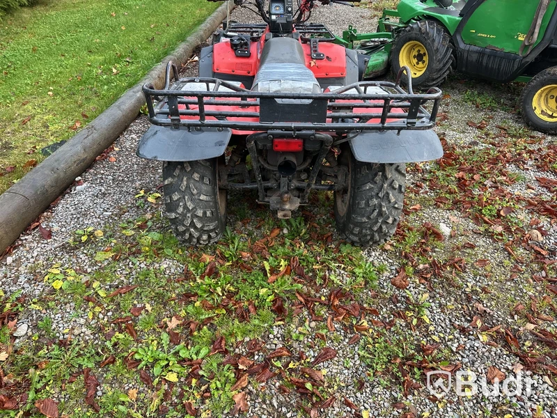 ATV Suzuki KingQuad 4WD, röd, snöplog