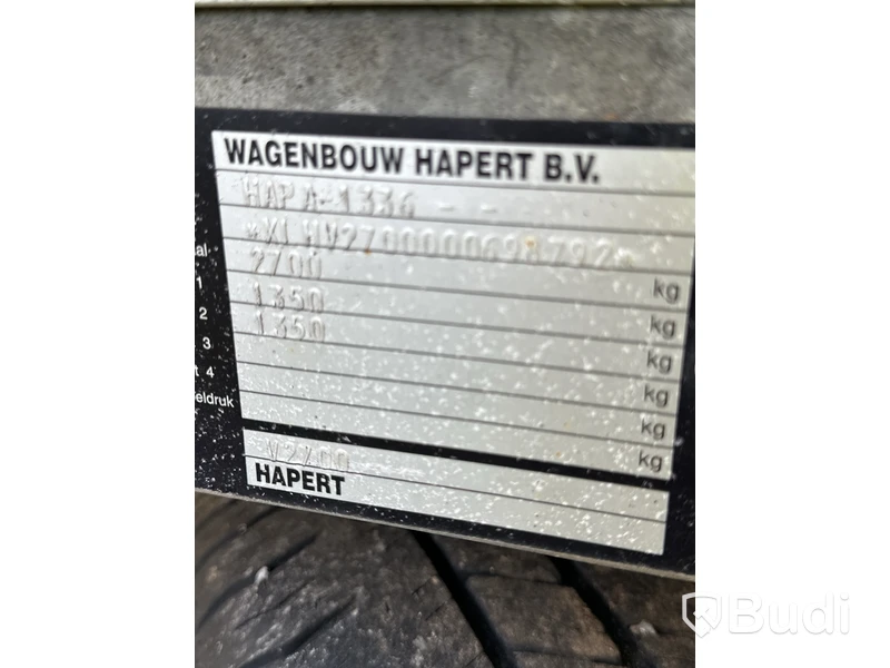 HAPERT V2700 covered car transporter