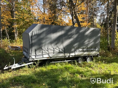 HAPERT V2700 trailer täckt bilsläp, transport
