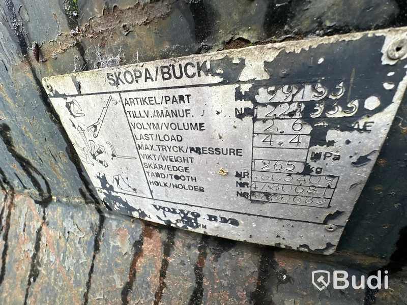 KlämSkopa/Buck, Volvo, BM med hydraulisk grip