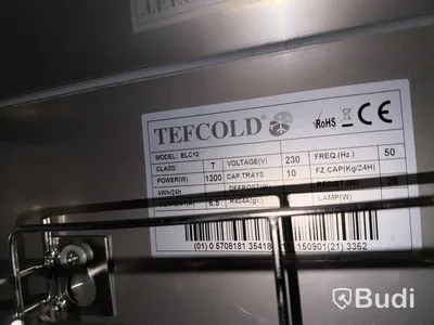 Kylskåp Tefcold BLC10, 10 plåtar - FUNGERAR EJ