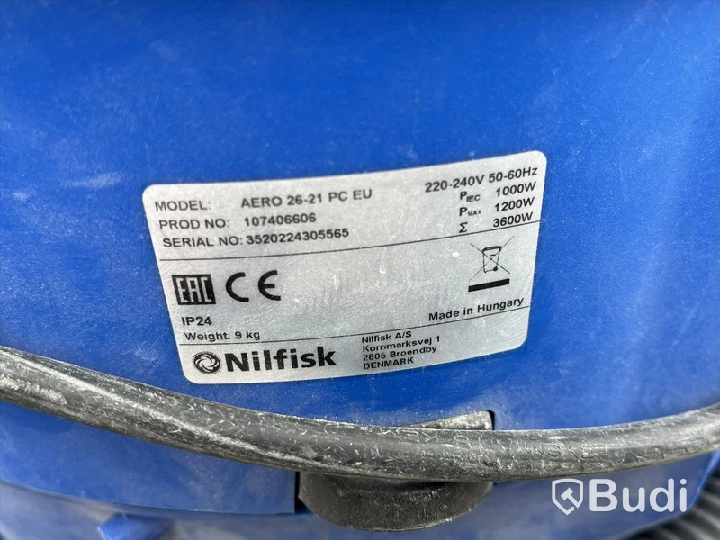 Dammsugare Nilfisk AERO 26-21