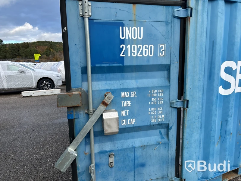 Container 9 fot isolerad inkl el och belysning