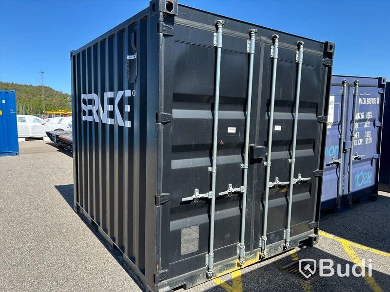 Container 10 fot, skadat gångjärn