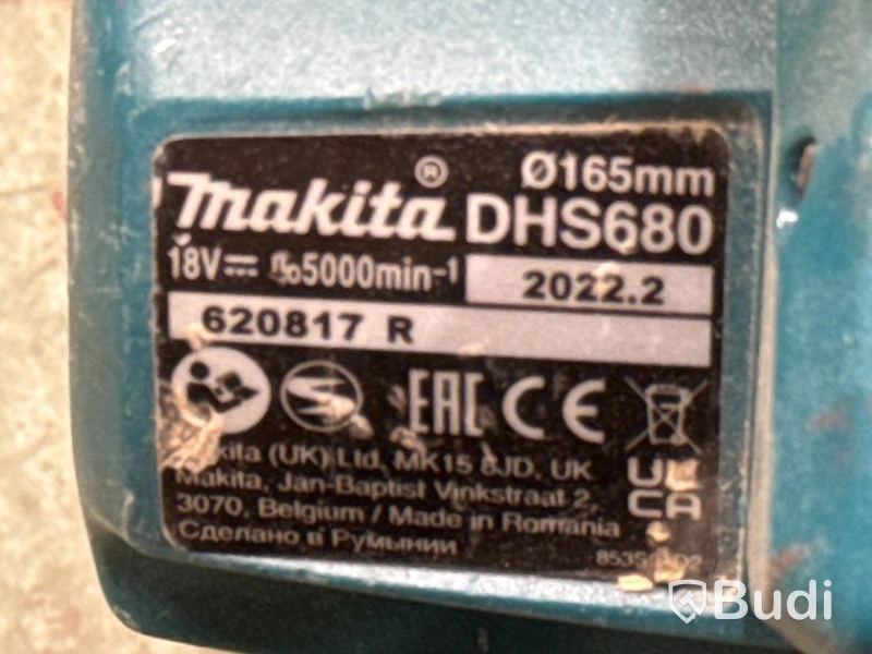 7 st batterimaskiner Makita