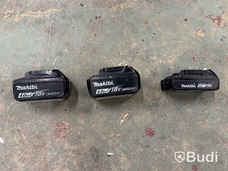 7 st batterimaskiner Makita
