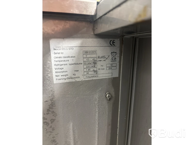 Kylbänk med plastkantiner. SweDan S900 STD