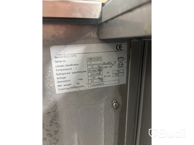 Kylbänk med plastkantiner. SweDan S900 STD