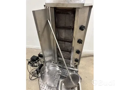 Kebabgrill Potis RS-GD4-S inkl. kebab kniv, gas och elektrisk