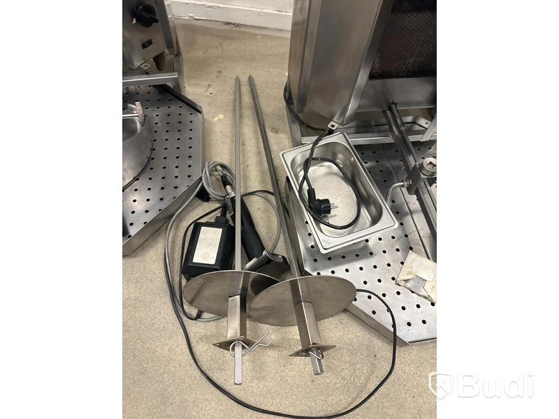 Kebabgrill Potis RS-GD4-S inkl. kebab kniv, gas och elektrisk