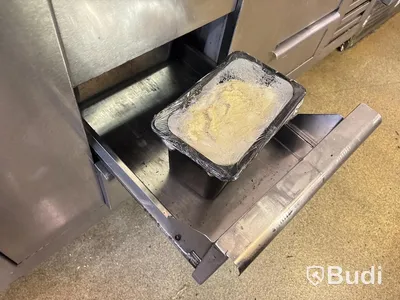 Rostfri kylbänk med kylränna