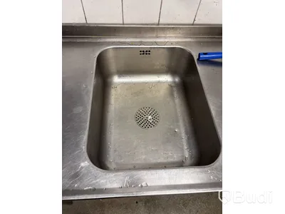 Rostfri diskbänk