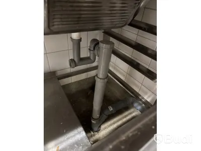 Rostfri diskbänk