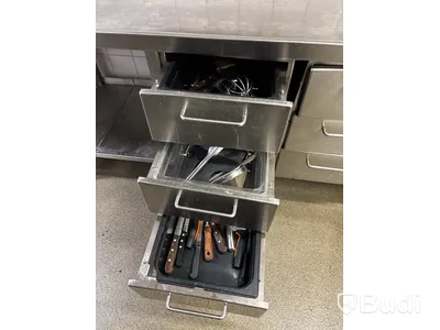 Rostfri diskbänk