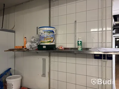 7 st. Rostfria vägghyllor