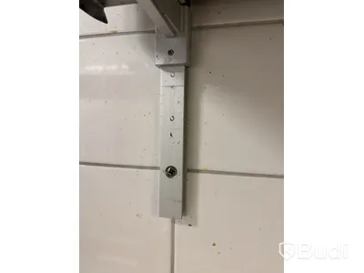 7 st. Rostfria vägghyllor
