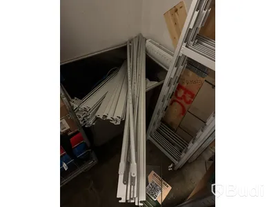 Hyllsystem inkl. vagn rostfri