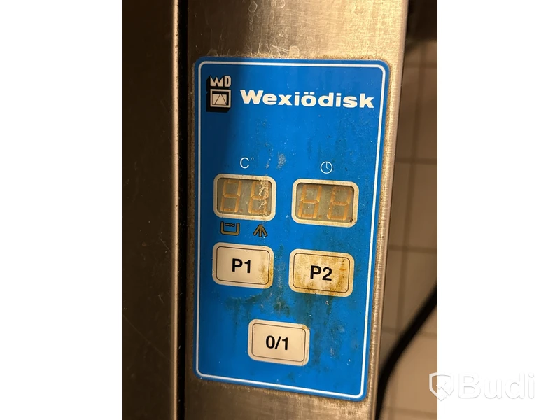 Diskmaskin inkl. 2 st. diskbänkar rostfri