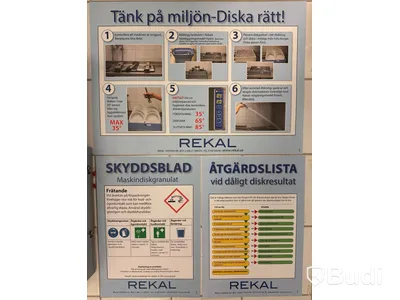 Diskmaskin inkl. 2 st. diskbänkar rostfri
