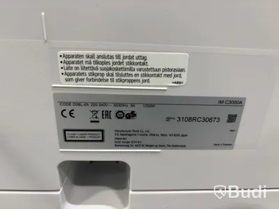 Multiskrivare A3 Nashuatec IM C3000