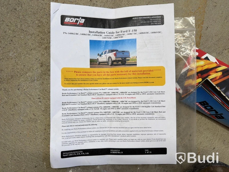 Borla ATAK Cat-Back Exhaust System – Ford F-150 5.0 V8