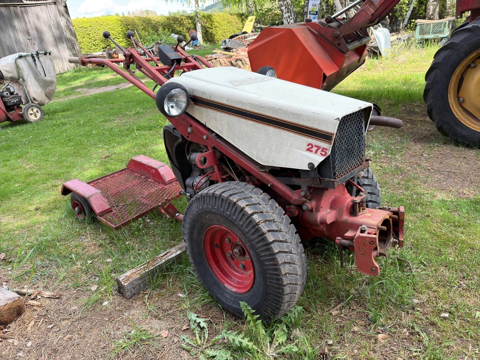 Belos 275 Redskapsbärare med tillbehör | Slunga | Klippaggregat | Kärra