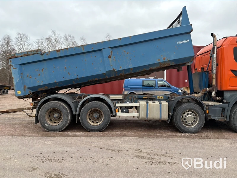 Tippbil Scania R500 8x4, 2006, ink Tippkärra – Fullt ekipage