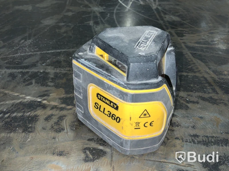 Laserinstrument Stanley SLL360 och en vägglaser med regelsökare Black & Decker LZRI