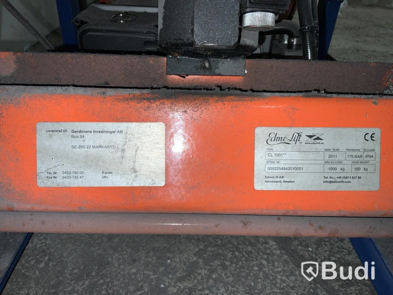 Saxbord / lyftbord. Elmo Lift cl 1001