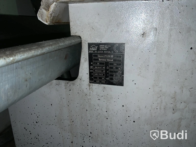 Metallsåg med matarbord. bomar easycut 275.230 dg