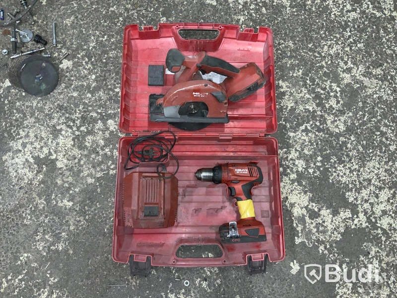 Batteri-handcirkelsåg SCM 22 & Batteri-borrskruvdragare SF 6-A22