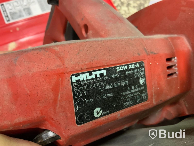 Batteri-handcirkelsåg SCW 22-A & SID 22-A, HILTI