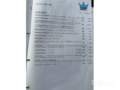 Stålsegelbåt Skagerrak 43  Längd (m): 12