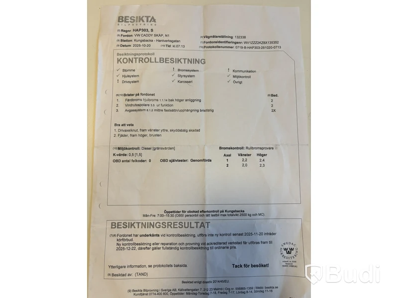 Skåpbil Volkswagen Caddy 1.9 TDI -2008