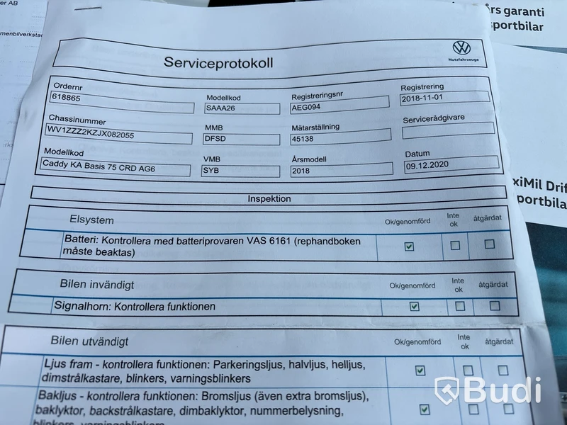 Volkswagen Caddy 2.0 TDI (102hk) -2018