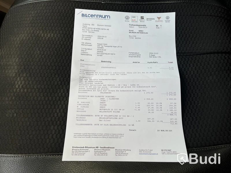Volkswagen Transporter, -2018 | 4Motion | Dragkrok