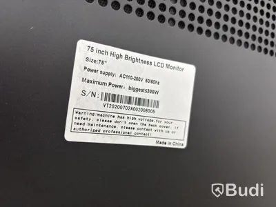 Skärm Digital Signage 75-tum 4K