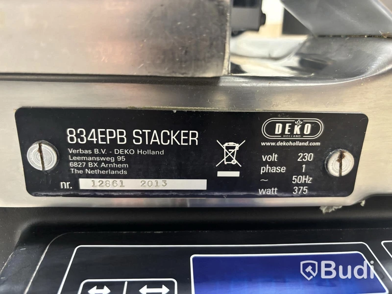 Automatisk Skärmaskin Berkel 834 EPB stacker