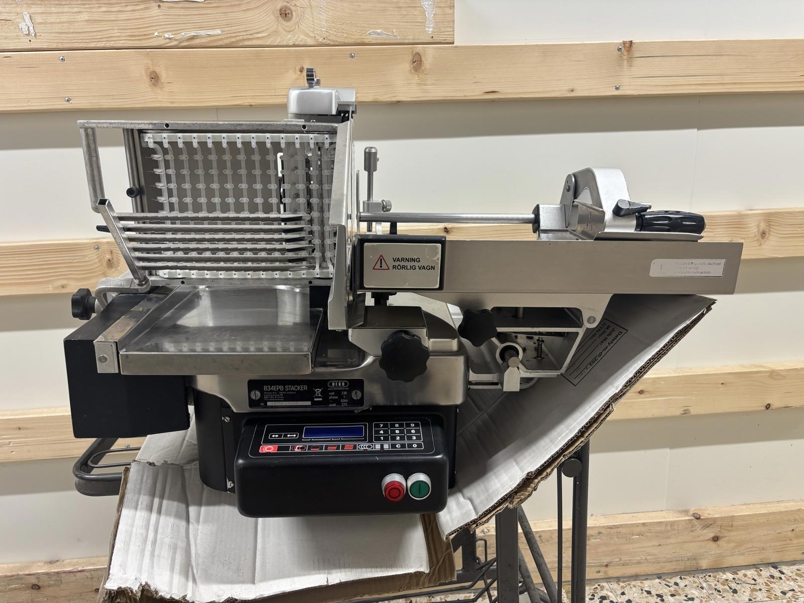Automatisk Skärmaskin Berkel 834 EPB stacker